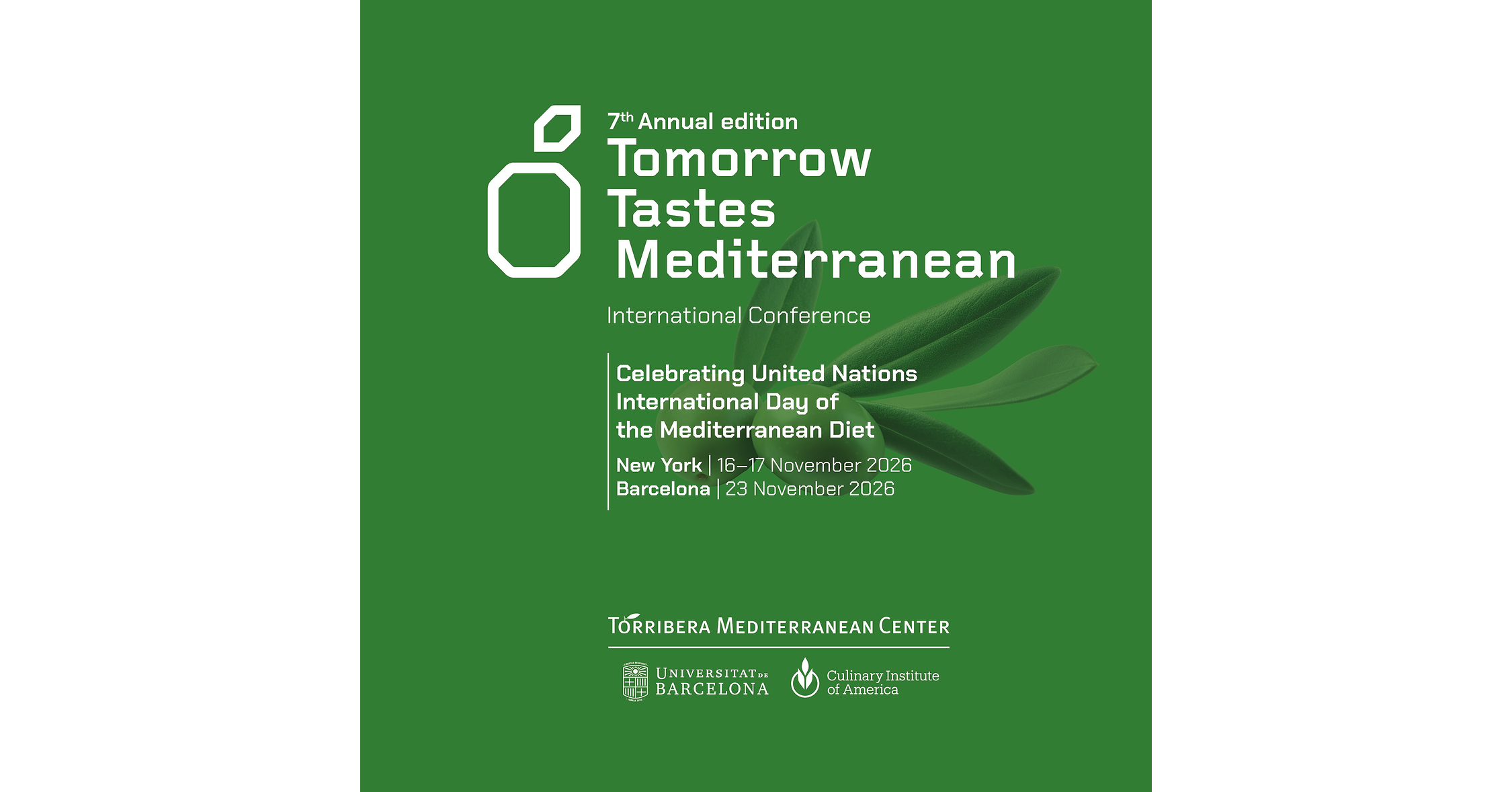 Tomorrow Tastes Mediterranean International Conference Comes to New York