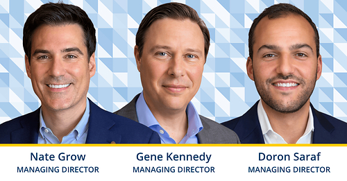 CSG's Nate Grow, Gene Kennedy, and Doron Saraf CSG's Nate Grow, Gene Kennedy, and Doron Saraf