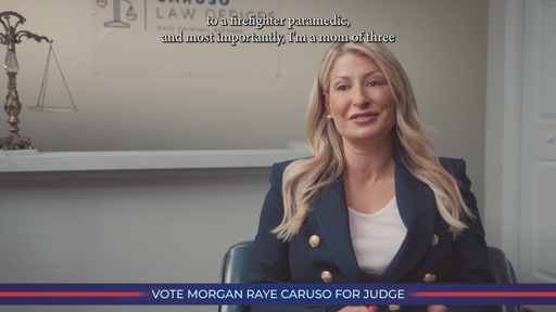 Morgan Raye Caruso shares her personal story, courtroom experience and commitment to fairness, accountability and justice as she seeks election to the Cuyahoga County Common Pleas Court.