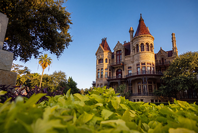 Exterior of 1892 Bishop's Palace in Galveston, Texas