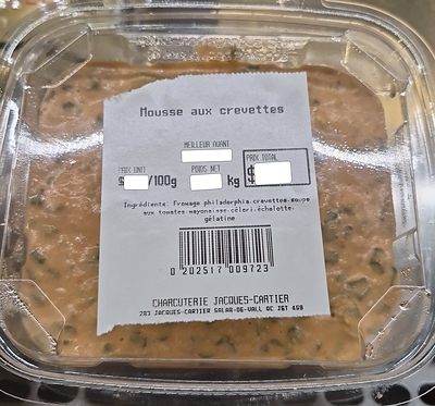 Mousse aux crevettes Mousse aux crevettes