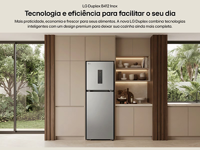LG amplia portfólio de geladeiras produzidas no Brasil com nova linha Duplex de 418 litros