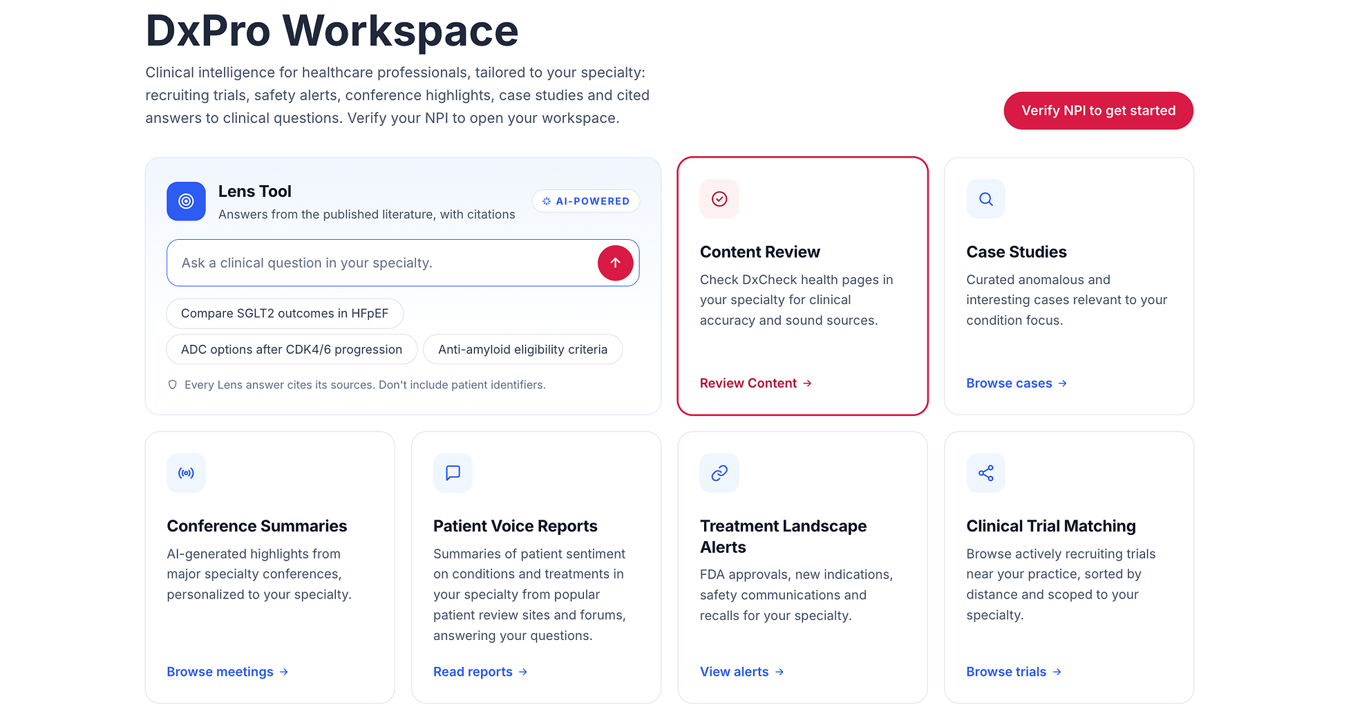 DxCheck Launches DxPro, an AI-Powered Workspace That Helps Clinicians Stay Current in Their Specialty