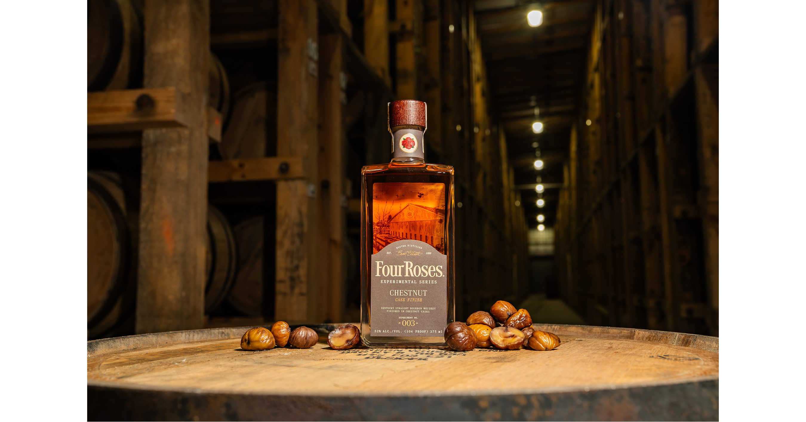 FOUR ROSES DISTILLERY CELEBRATES THE HOLIDAY SEASON WITH CHESTNUT WOOD-FINISHED BOURBON IN THIRD EXPERIMENTAL SERIES RELEASE