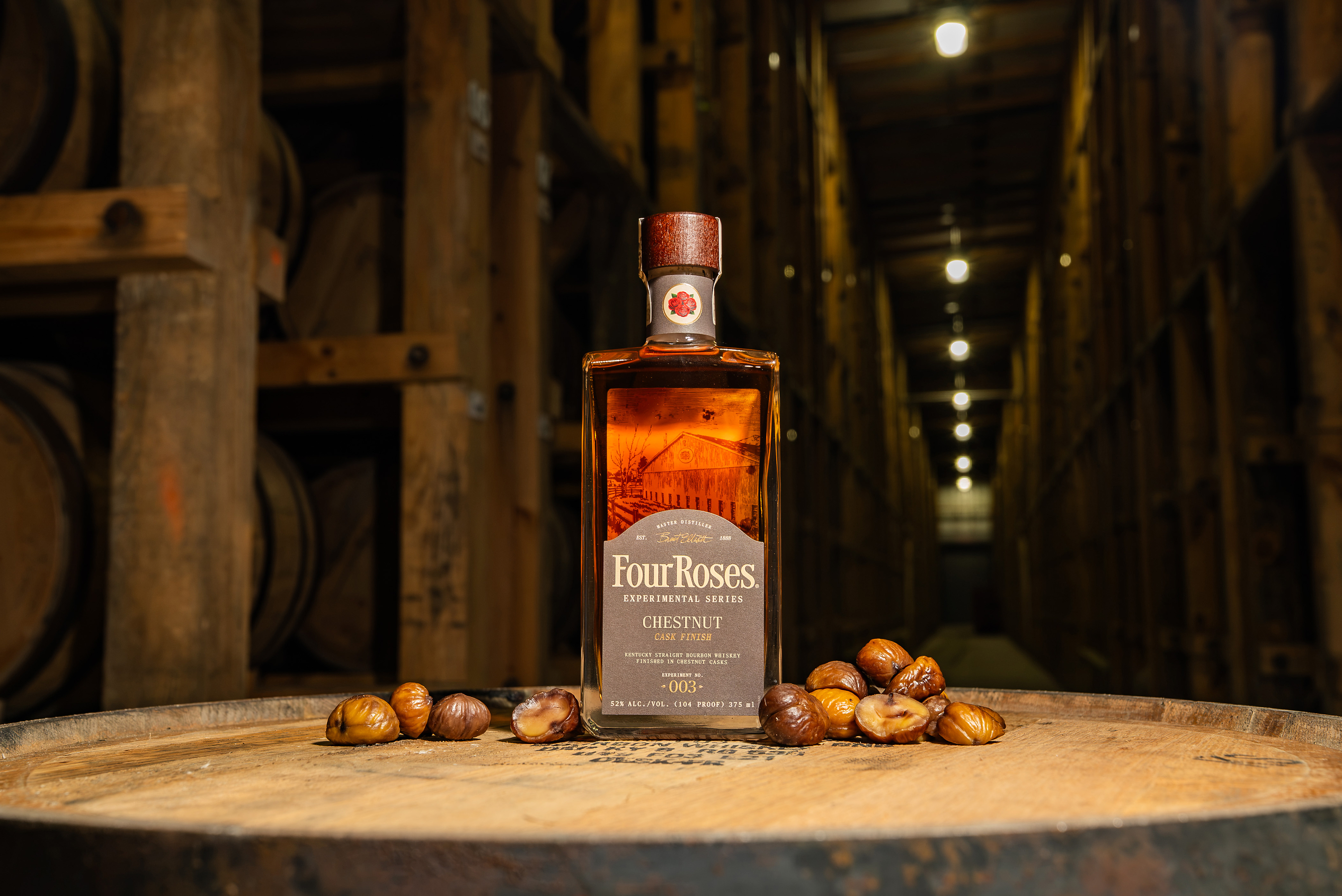 FOUR ROSES DISTILLERY CELEBRATES THE HOLIDAY SEASON WITH CHESTNUT WOOD-FINISHED BOURBON IN THIRD EXPERIMENTAL SERIES RELEASE
