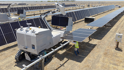 Maximo installing solar panels