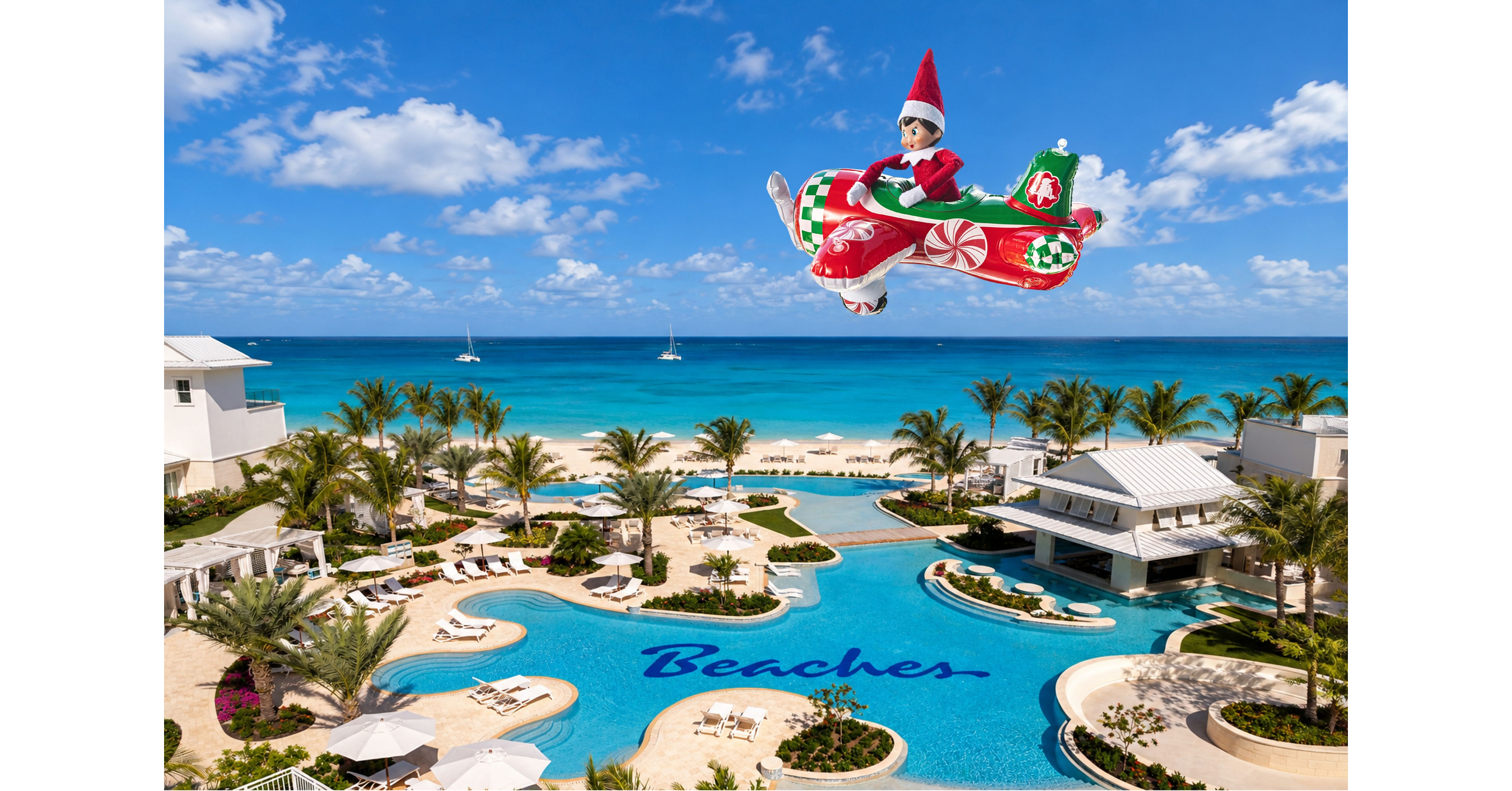 The Elf on the Shelf® Returns to Beaches® Resorts for Another Season of Caribbean Holiday Magic