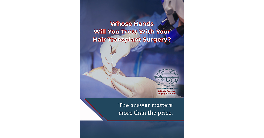 Sixth Annual "World Hair Transplant Repair Day" on November 11 Assists Victims of Black-Market Hair Transplants, Empowers People to Spot Warning Signs
