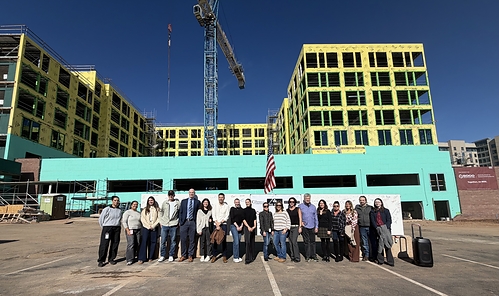 The Connell Company hosted a Topping Out ceremony on October 28, to celebrate the structural completion of RT600, an eight-story tower which will comprise of 149 apartment units.