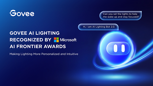 Govee AI Lighting receives recognition from the Microsoft AI Frontier Awards to enhance personalized and intuitive user experiences. Govee AI Lighting receives recognition from the Microsoft AI Frontier Awards to enhance personalized and intuitive user experiences.