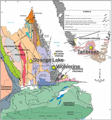 SAGA Metals Positions Wolverine Heavy REE Project Alongside Strange Lake and Tanbreez in Geological Peer Comparison