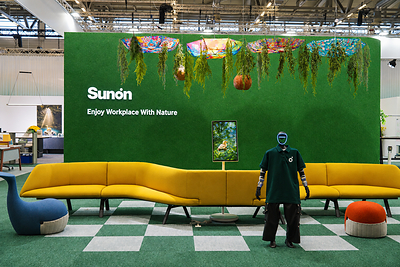 SUNON presents its vision for the future of work under the theme “@SUNON @AI @Nature” at ORGATEC 2026 in Cologne, Germany.