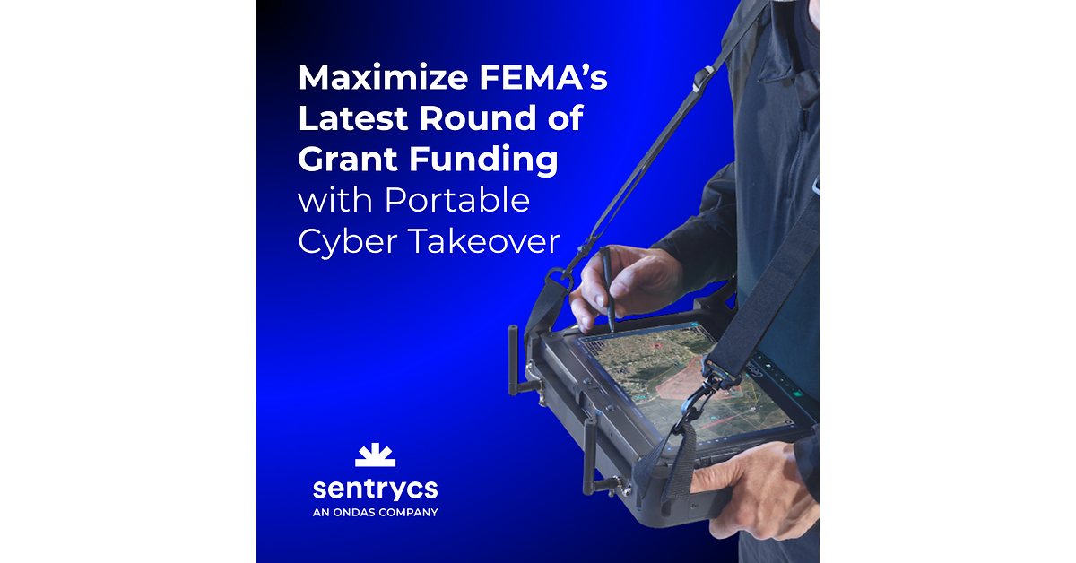 Sentrycs Offers Ranger a Portable C-UAS Solution with Mitigation Capabilities for less than $100,000 Helping States Maximize FEMA's Latest Round of Grant Funding