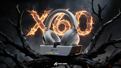 ATTACK SHARK Unveils X60 Gaming Headset ATTACK SHARK Unveils X60 Gaming Headset