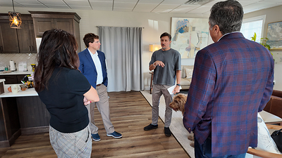 Hearthside and Peoples Security Bank & Trust meet with Kin Wellness and Support Center Hearthside and Peoples Security Bank & Trust meet with Kin Wellness and Support Center