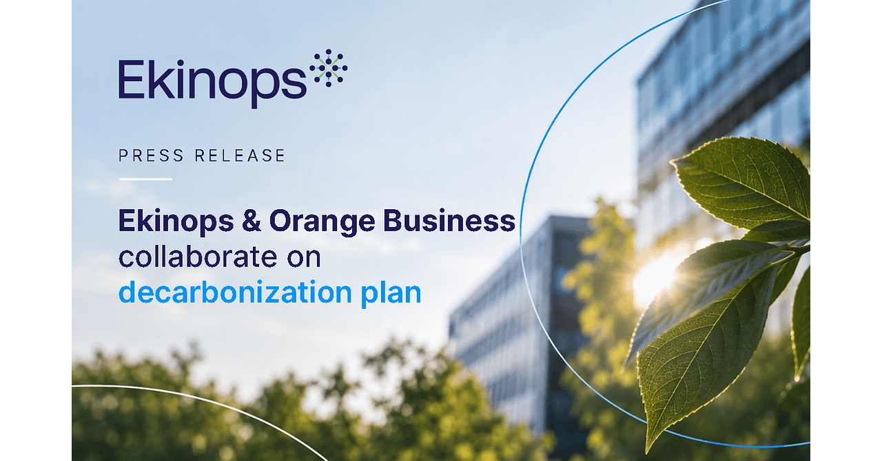 Ekinops and Orange Business collaborate on decarbonization plan