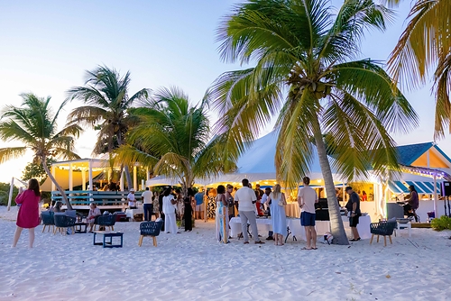 Guests gather on the beach at Karaya during the Anguilla Culinary Experience (ACE) festival. Photo: Anguilla Culinary Experience Guests gather on the beach at Karaya during the Anguilla Culinary Experience (ACE) festival. Photo: Anguilla Culinary Experience
