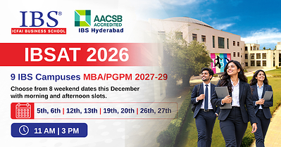 IBSAT MBA Exam Slot Booking