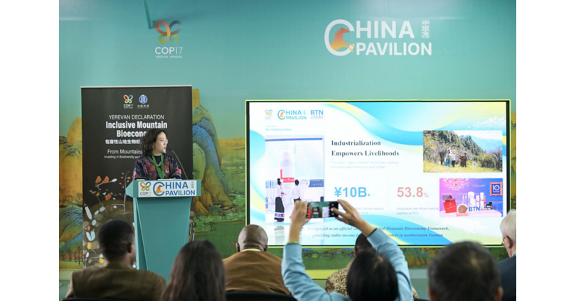 Xinhua Silk Road: Botanee showcases Chinese solutions for global mountain bioeconomy at COP17 Xinhua Silk Road: Botanee showcases Chinese solutions for global mountain bioeconomy at COP17