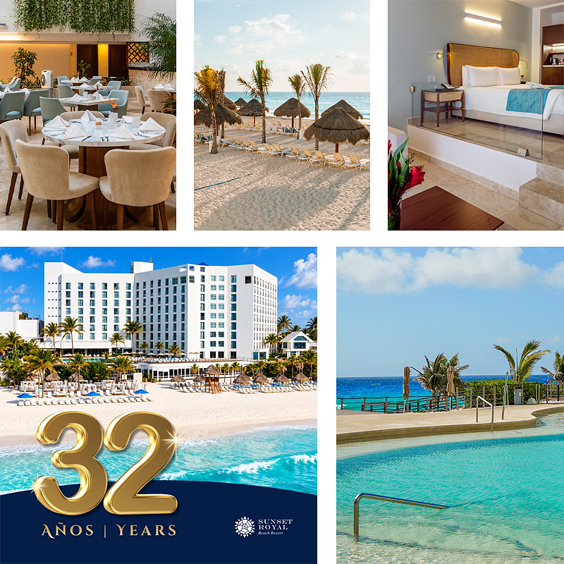Sunset World Group Congratulates Sunset Royal Beach Resort on its 32nd Anniversary