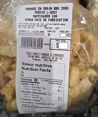 Fromage en grains Fromage en grains