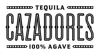 Tequila CAZADORES official logo.