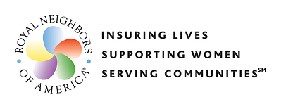 Royal Neighbors of America Logo. Insuring Lives, Supporting Women, Serving Communities.