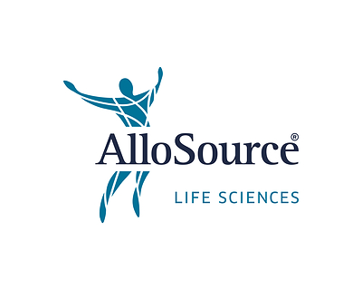 AlloSource's updated logo featuring "Life Sciences".