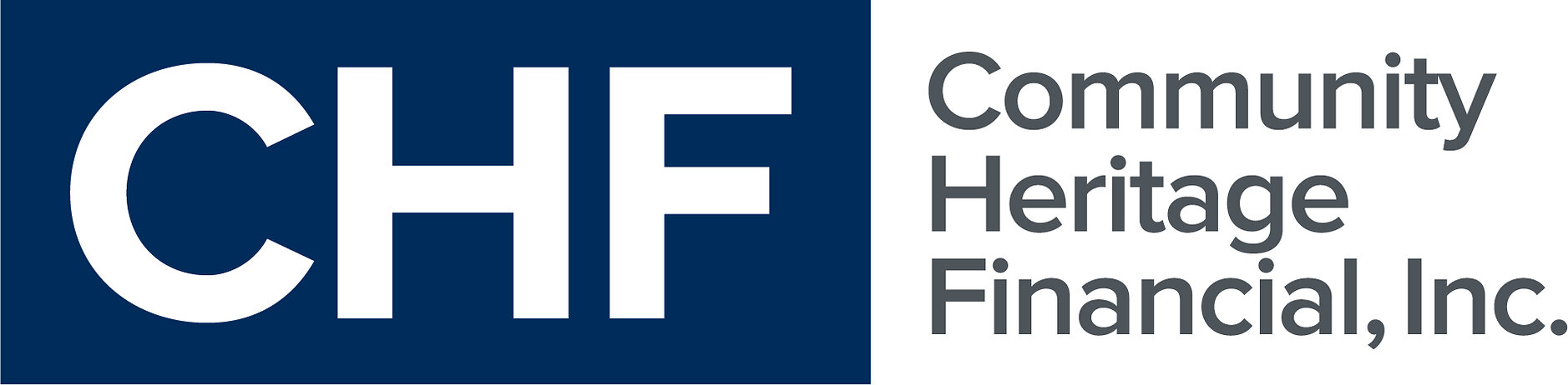 Community Heritage Financial, Inc. Reports Third Quarter 202